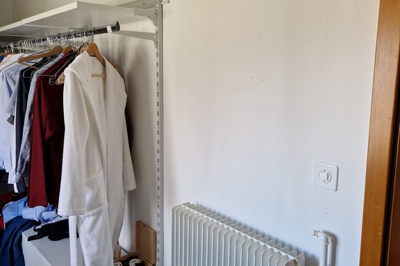 Voher zu Ankleidezimmer